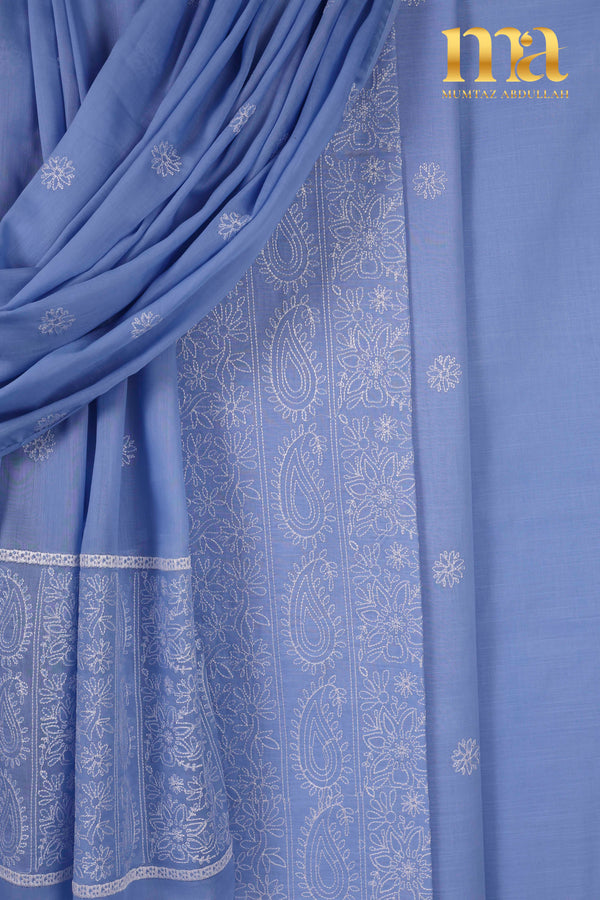 Embroidered Suit with Lawn Dupatta  Z-105-SB