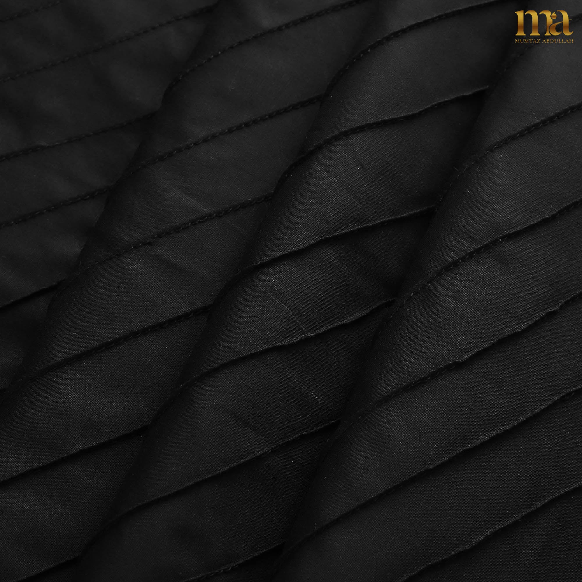 Black Pintex Trouser - Single line – Mumtaz Abdullah