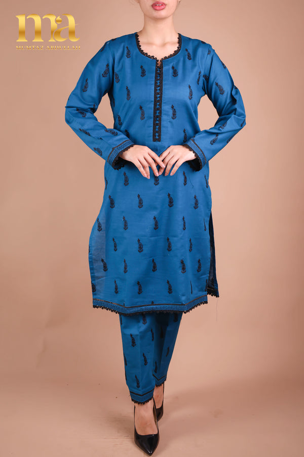 UNS Khaddar Embroidery 2pc Co-Ord