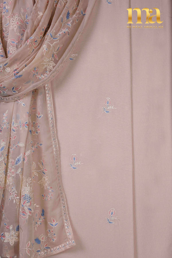 Embroidered Winter Suit with Chiffon Dupatta Z-590 KL OFW