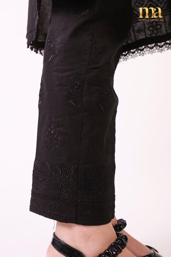 UNS EMB Trouser - U1240 Black