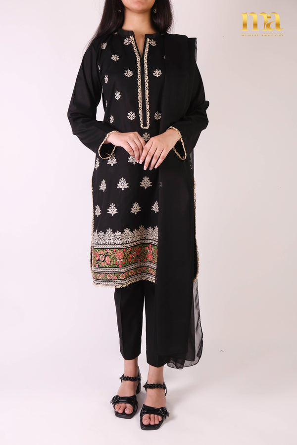 Unstitched 1pc U575 BKM