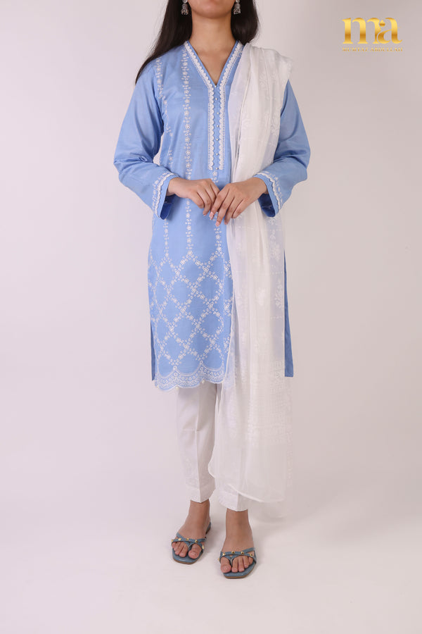 Stitched Kurta - U-3075-SB
