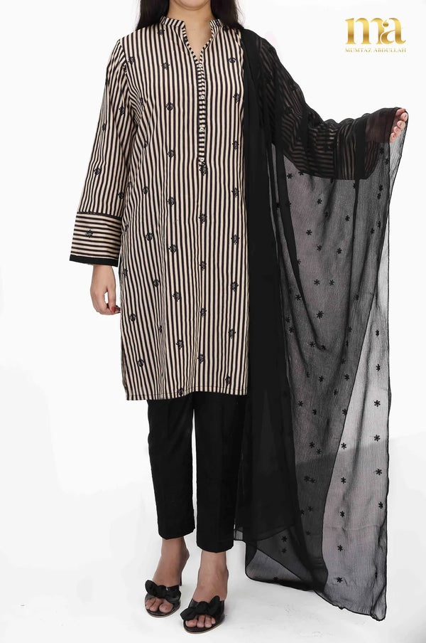 Embroidered - Dupatta - U10