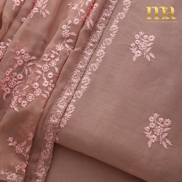 Embroidered Lawn Suit with Chiffon Dupatta Z-409 TP