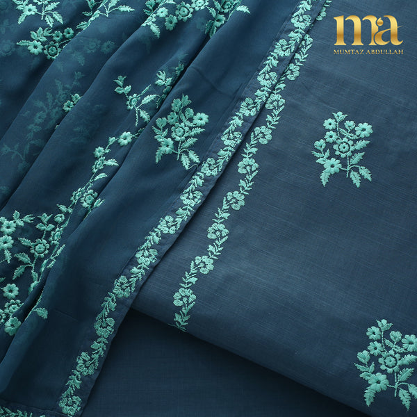 Embroidered Lawn Suit with Chiffon Dupatta Z-409 GYB
